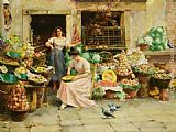 Famous Fruit Paintings - Fruit Sellers
